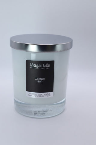 Orchid Noir Luxury Candle with Metallic lid Morgancocandles