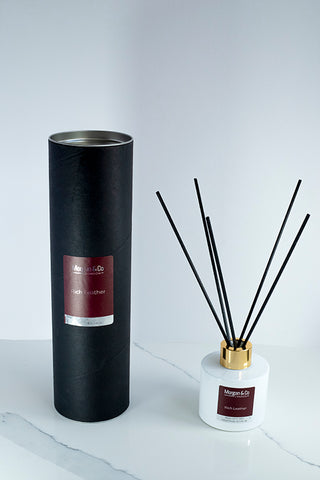 Rich Leather Luxury Reed Diffuser With Container Morgancocandles